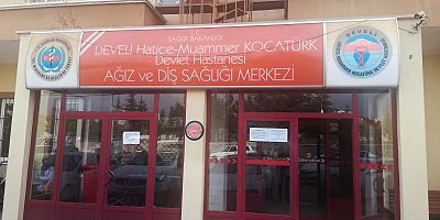 Develi'de Protez Diş Tedavisi Yeniden Başladı