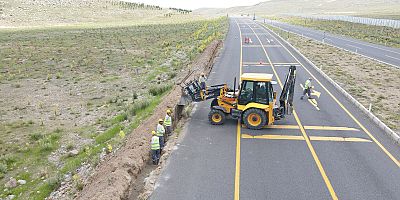 Develi-Erciyes Yol Aydınlatma Çalışmalarının Son Etap Çalışmaları Başladı