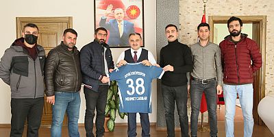 Develi Erciyesspor'dan Başkan Cabbar’a Ziyaret