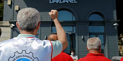 DİSK Dardanel'i Protesto Etti
