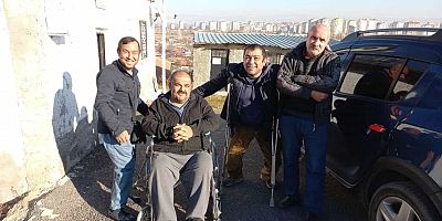 Diyaliz Hastasına Tekerlekli Sandalye Hediye Edildi