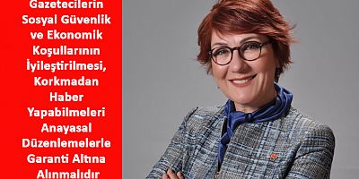 Dr. Sema Karaoğlu 10 Ocak Çalışan Gazeteciler Günü’nü Unutmadı
