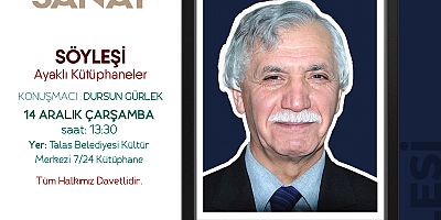 Dursun Gürlek, ‘Ayaklı Kütüphaneleri’ Anlatacak