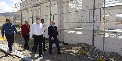 Ebekız Ana Camii'nde Çalışmalar Devam Ediyor