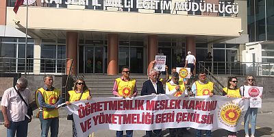 Eğitim-Sen Kayseri Şube: Öğretmen Meslek Kanunu ve Yönetmeliği İptal Edilmelidir!