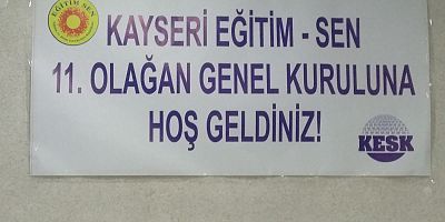 Eğitim-Sen Kayseri Şubesi Genel Kurulu Gerçekleşti