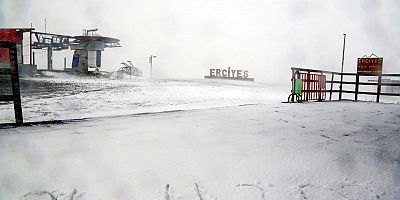 Erciyes Beyaza Büründü, Kayseri’de Bacalar Tüttü