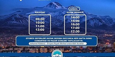Erciyes’e Otobüs Seferleri Başladı