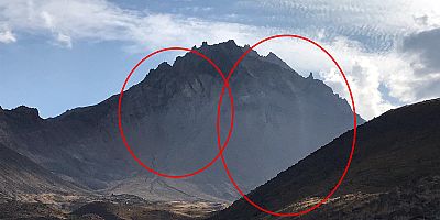 Erciyes’in Zirvesinde Düşündüren Kadın-Erkek Silueti!