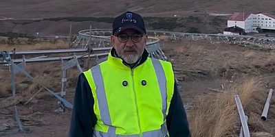 Erciyes’te Dağ Kızağı Parkuru Heyecanı