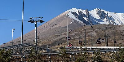 Erciyes’te Dağ Kızağında Test Sürüşleri Başladı