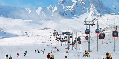 Erciyes'te Hafta Sonu Yoğunluğu