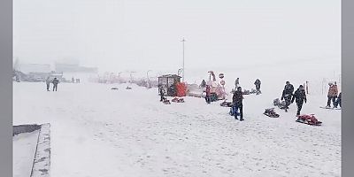 Erciyes’te Kar Yağışı Başladı: Kar Kalınlığı 96 Santimetreyi Buldu