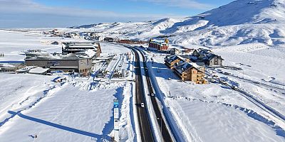 Erciyes’te Kartpostallık Manzaralar Objektiflere Yansıdı