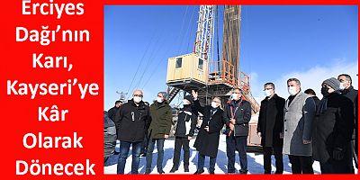 Erciyes’te “Sıcak Su” İncelemesi