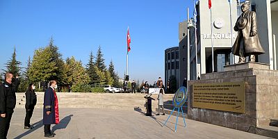 ERÜ’de 10 Kasım Atatürk’ü Anma Töreni Gerçekleştirildi