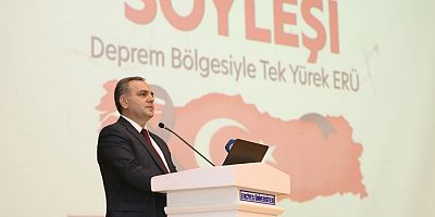 ERÜ’de “Deprem Bölgesiyle Tek Yürek ERÜ” Konulu Söyleşi Düzenlendi