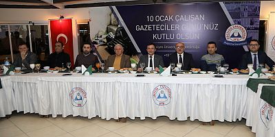 ERÜ Rektörü Çalış, Gazetecilerle Bir Araya Geldi