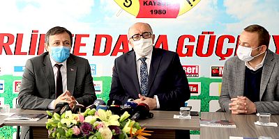 ERÜ Rektörü Çalış, Kayseri Gazeteciler Cemiyeti’ni Ziyaret Etti