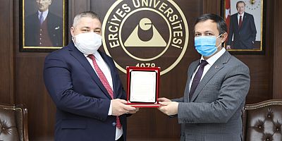  ERÜ Rektörü Çalış, Prof. Dr. Abdullah Demirtaş’ı Tebrik Etti