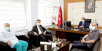 ERÜ Rektörü Çalış’tan, Hastaneler Başhekimi Taşdemir’e “Hayırlı Olsun” Ziyareti