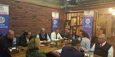 EYUDER Kayseri, eğitimcilerle buluştu