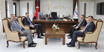 Gençlik ve Spor Bakan Yardımcısı Aksu, Rektör Çalış’ı Ziyaret Etti