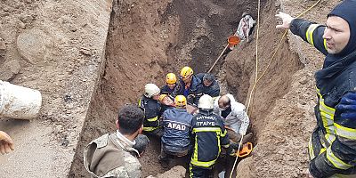 Göçük Altında Kalan İşçi Kurtarıldı