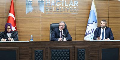 Hacılar Belediyesi Mart Ayı Meclisini Yaptı