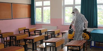 Hacılar’da Okullar LGS Öncesi Dezenfekte Edildi