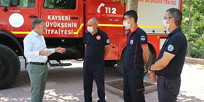 Hacılar İtfaiye Müfrezesi 7/24 Görev Başında