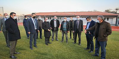 Hacılar Stadyumunda İnceleme