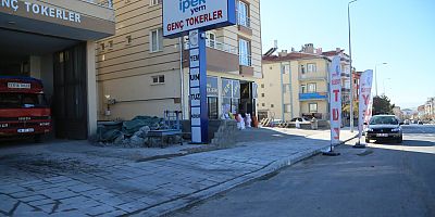 Hadi Bey Caddesindeki Yaya Yolu Çalışmasında Sona Gelindi