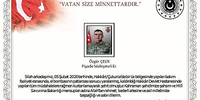 Kayseri'ye Hakkari'den Şehit Ateşi Düştü!