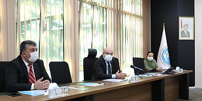 Hayırsever Ramazan Polat, Kayseri Üniversitesi Rektörünü Ziyaret Etti