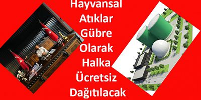 Hayvansal Atıklar Gübre Olarak Halka Ücretsiz Dağıtılacak
