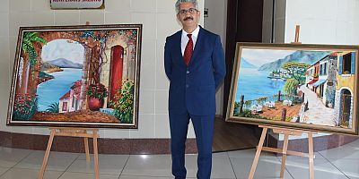 Hobi Olarak Resme Başladı Kendi Sergisini Açtı