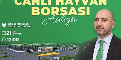 İç Anadolu'nun En Büyük Canlı Hayvan Borsası Kayseri’de Açılıyor