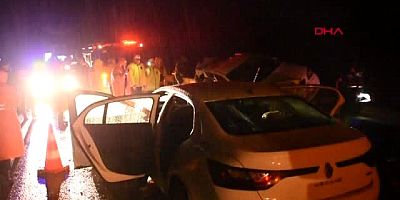 İki Otomobil Çarpıştı: 4 Ölü, 6 Yaralı!