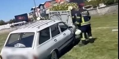 İki Otomobilin Çarpıştığı Kazada 1 Kişi Yaralandı
