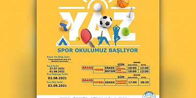 İncesu'da Yaz Spor Okulları Başlıyor