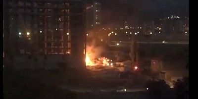 İnşaat bekçisinin yaktığı anız paniğe neden oldu!