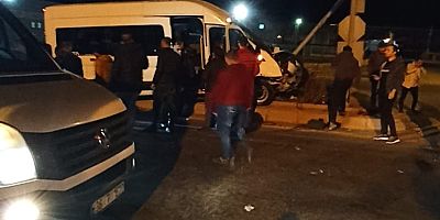 İşçi Servisi Kazasında 2’si Ağır 9 Yaralı