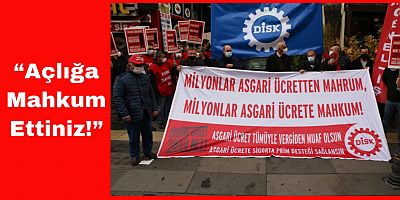 İşçiler Asgari Ücreti Protesto Etti