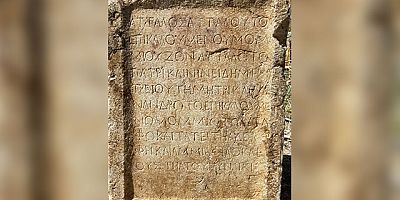 Isparta'da 1800 Yıllık Kitabe Ele Geçirildi