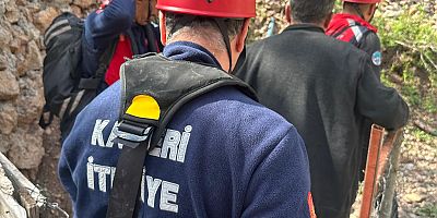 İtfaiye Ekipleri Mahsur Kalan 4 Keçiyi Kurtardı