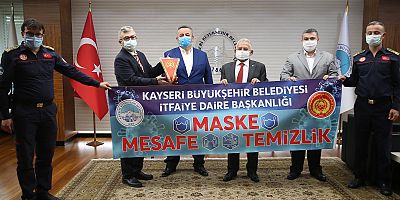 İtfaiye Teşkilatından Başkan Büyükkılıç'a Ziyaret