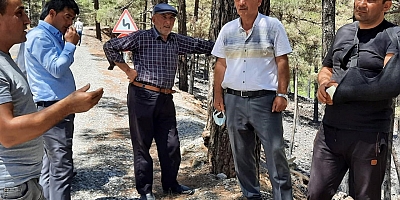 İYİ Parti Kayseri İl Başkanlığı’ndan Yangın Bölgesine Ziyaret