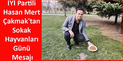 İYİ Partili Hasan Mert Çakmak'tan Sokak Hayvanları Günü Mesajı