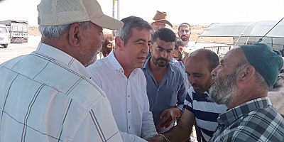İyi Partili Kazım Yücel, Hayvan Pazarını Gezdi